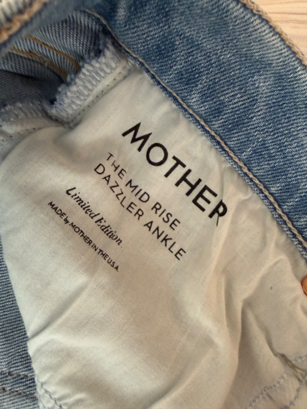 Mother Jeans The Mid Rise Dazzler Ankle in Limited Edition Wash Size 26 - $238 - Picture 12 of 17